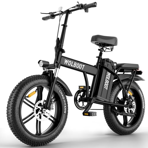 WOLBOOT Electric Bike Long Range 100 Miles